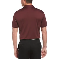 Polo de golf texturé Performance à manches courtes pour hommes
