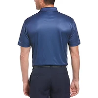 Polo de golf imprimé à manches courtes Performance pour homme