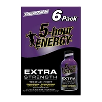 5 Hour Energy Extra Fort Raisins 6Pk