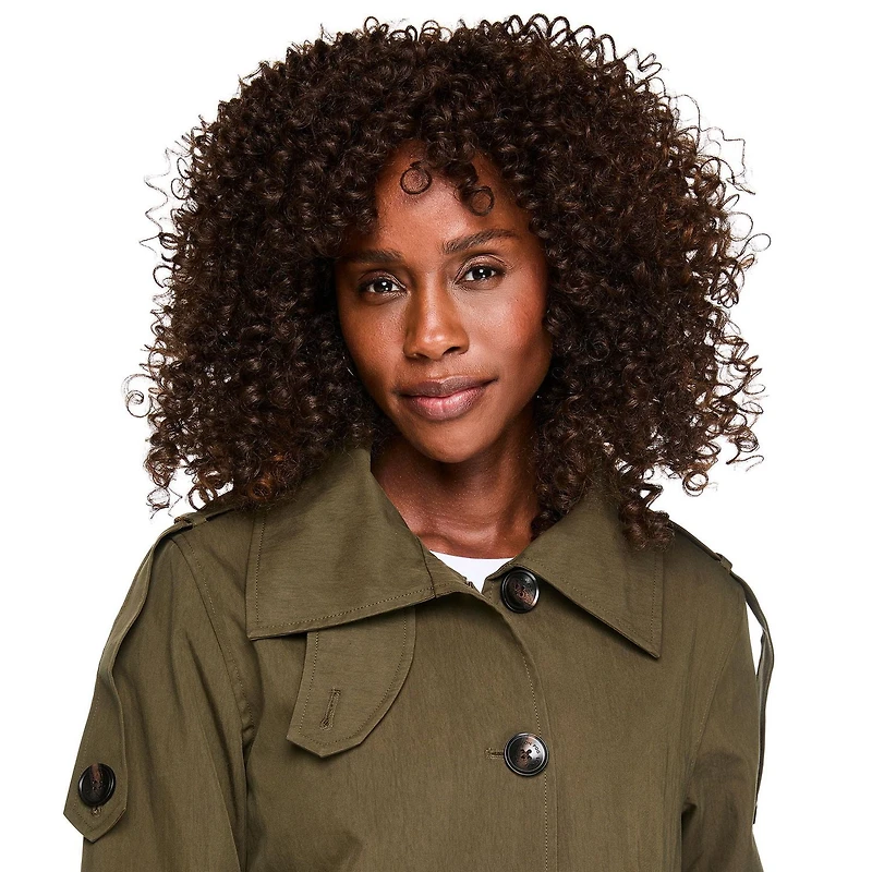 London Fog Women's Cropped Trench Coat