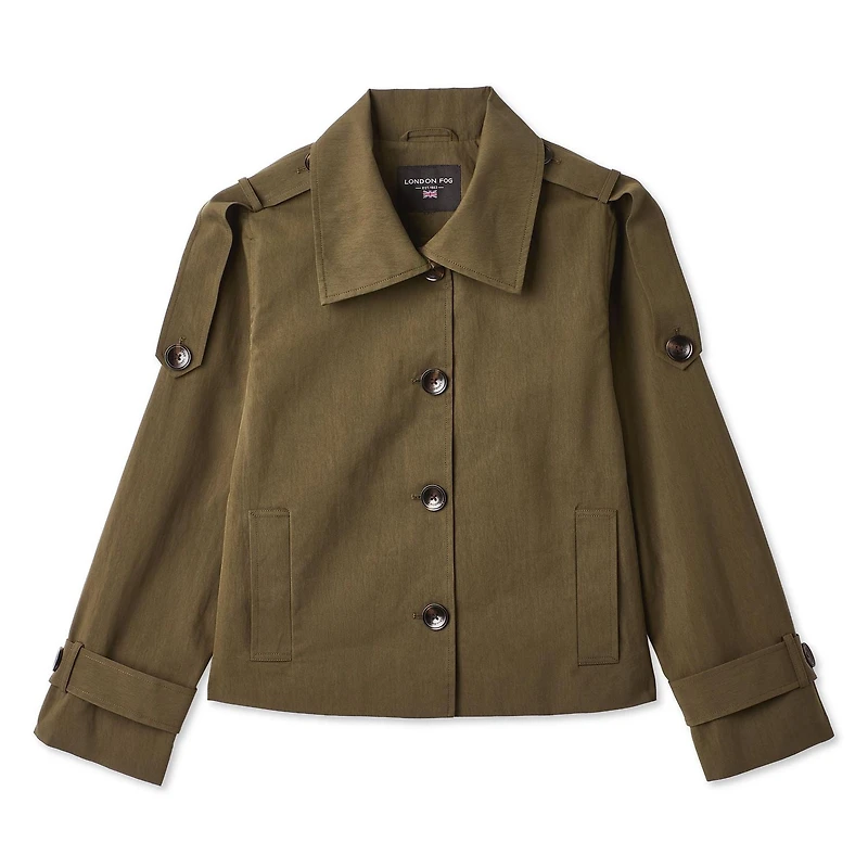 Imperméable écourté London Fog pour femmes