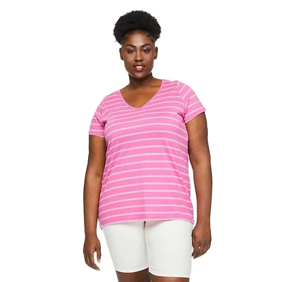 George Women's Plus V-Neckline Tee