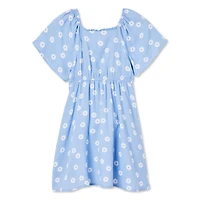George Girls' Flutter Sleeve Dress