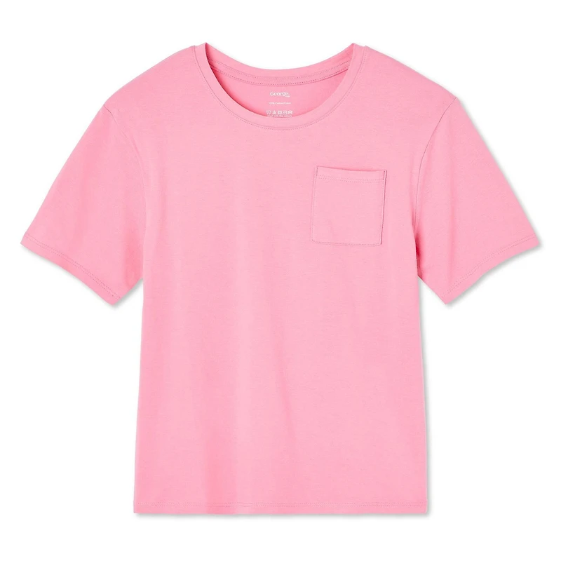 George Girls' Short Sleeve Pocket Tee