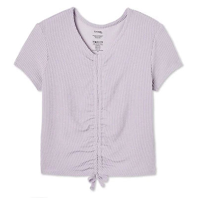 T-shirt ruché à l’avant George pour filles Tailles TP–TG