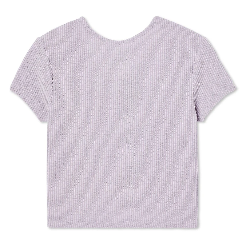 George Girls' Ruched Front Tee, Sizes XS-XL