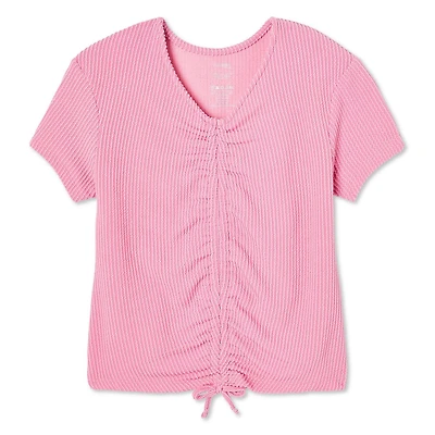George Girls' Ruched Front Tee