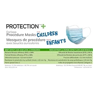 Earloop Procedure Mask Child, ASTM F2100 lvl 2 medical gr