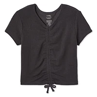George Girls' Ruched Front Tee
