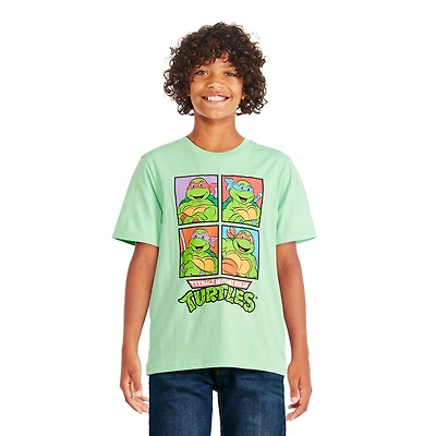 Teenage Mutant Ninja Turtles Boys' Short Sleeve Tee, Sizes XS-L