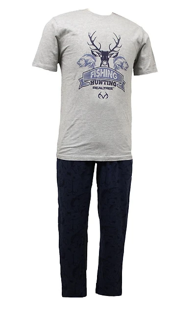 Men's Realtree two piece pajama set