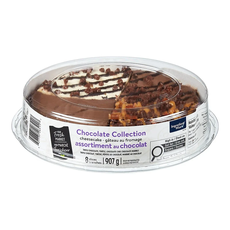 Assortiment de gâteau au fromage au chocolat Mon marché fraîcheur