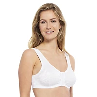 Carole Martin Wire-Free Front Closure Full-Freedom Comfort Bra For Women With Expandable Cups - Style 7218