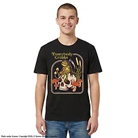 Steven Rhodes Men's Everybody Croaks Graphic T-Shirt