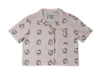 LICENSED LADIES HELLO KITTY NOTCH COLLAR SHORT PYJAMA SET