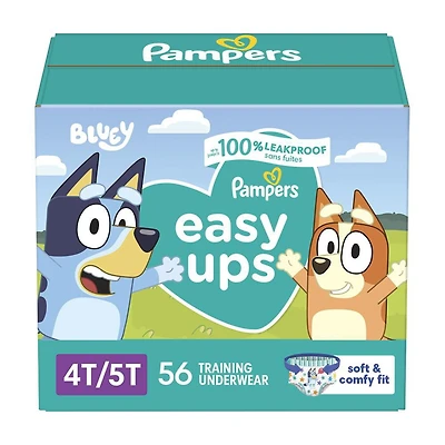 Sous-vêtements d’entraînement Pampers Easy Ups SUPER POUR GARÇONS tailles 2-6, 74-46 sous-vêtements