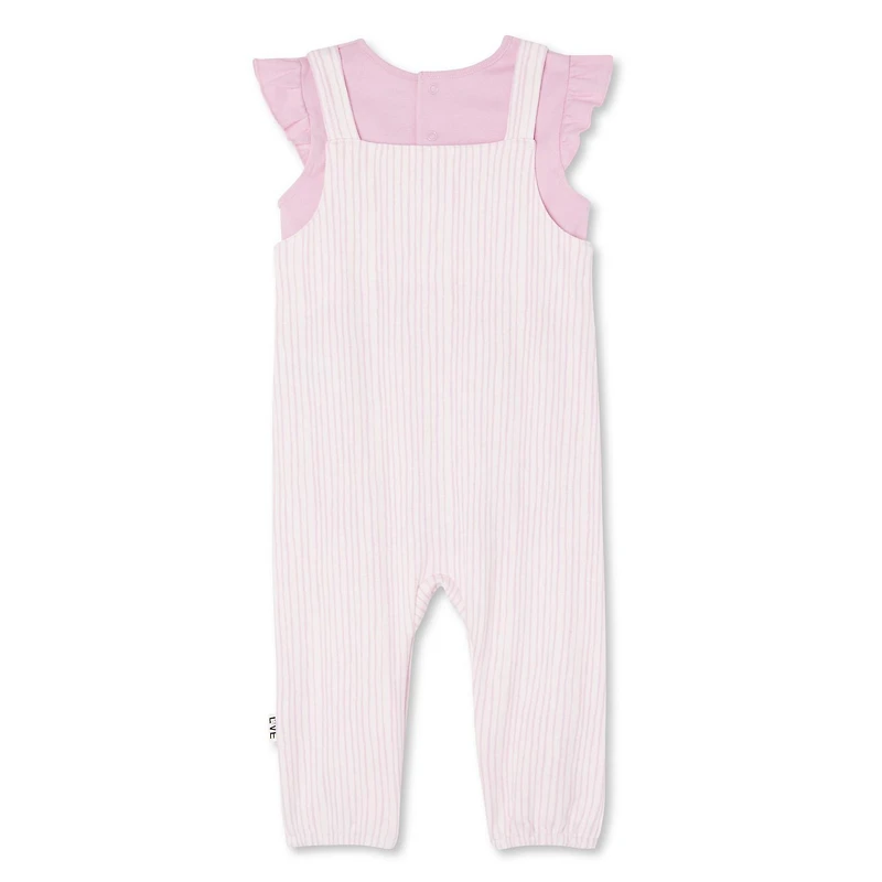 LOVE Ellen DeGeneres Baby Girls' Overall 2-Piece Set