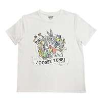 Haut à manches courtes rétro Looney Tunes pour femme