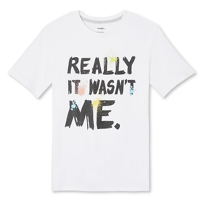 T-shirt avec imprimé graphique à manches courtes George pour garçons