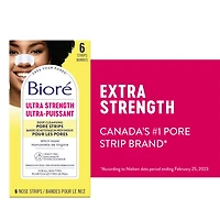 Bandes de nettoyage en profondeur pour les pores Ultra de Bioré, 6ct (Fabriqué au Japon) 6 ct