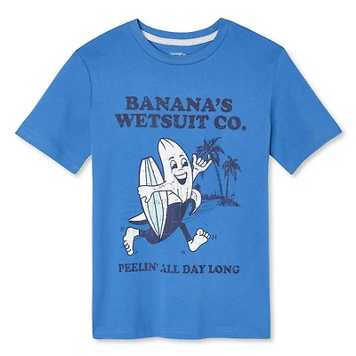 T-shirt avec imprimé graphique à manches courtes George pour garçons