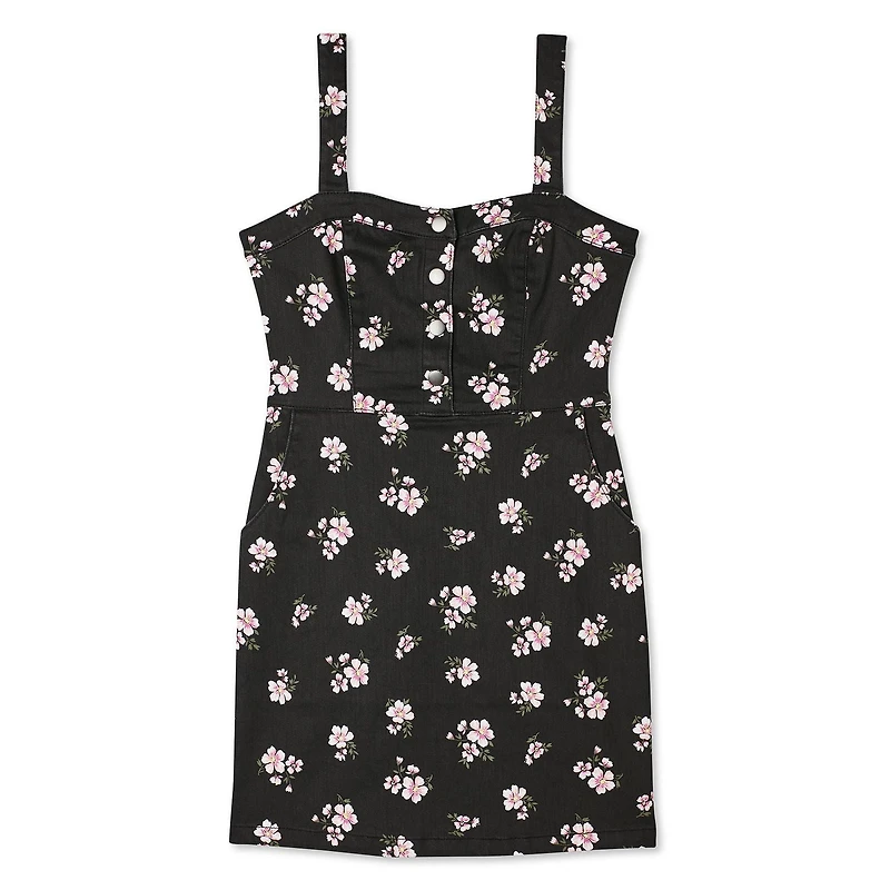 Robe chasuble boutonnée à l’avant No Boundaries pour femmes
