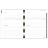 Grand Agenda Hebdomadaire/Mensuel 2024 Cyo Cambridge, Motif Floral Rétro