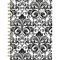 Petit Agenda Hebdomadaire/Mensuel 2024 Mead, Papyrus, Noir Et Blanc