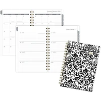 Petit Agenda Hebdomadaire/Mensuel 2024 Mead, Papyrus, Noir Et Blanc