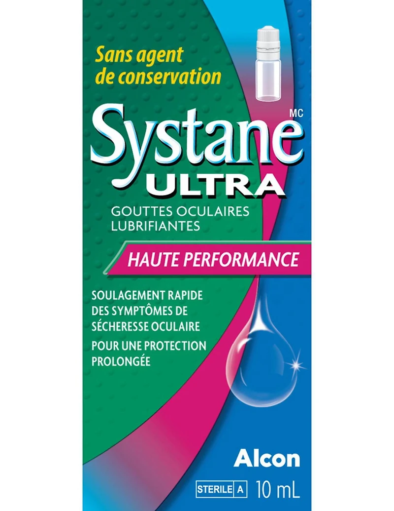 Gouttes oculaires lubrifiantes SYSTANE(MD) Ultra