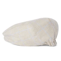 George Men's Plaid Flat Cap