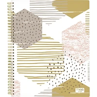 Grand Agenda Hebdomadaire/Mensuel 2024 À Couverture Rigide Mead, Hexagone Géo Graphique