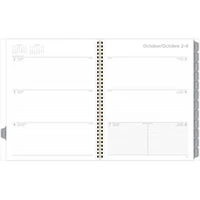 Grand Agenda Hebdomadaire/Mensuel 2024 Cyo Mead, Vert Jardin Agenda hebdomadaire