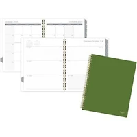 Mead Large Garden Green 2024 Weekly/Monthly Planner, Planner