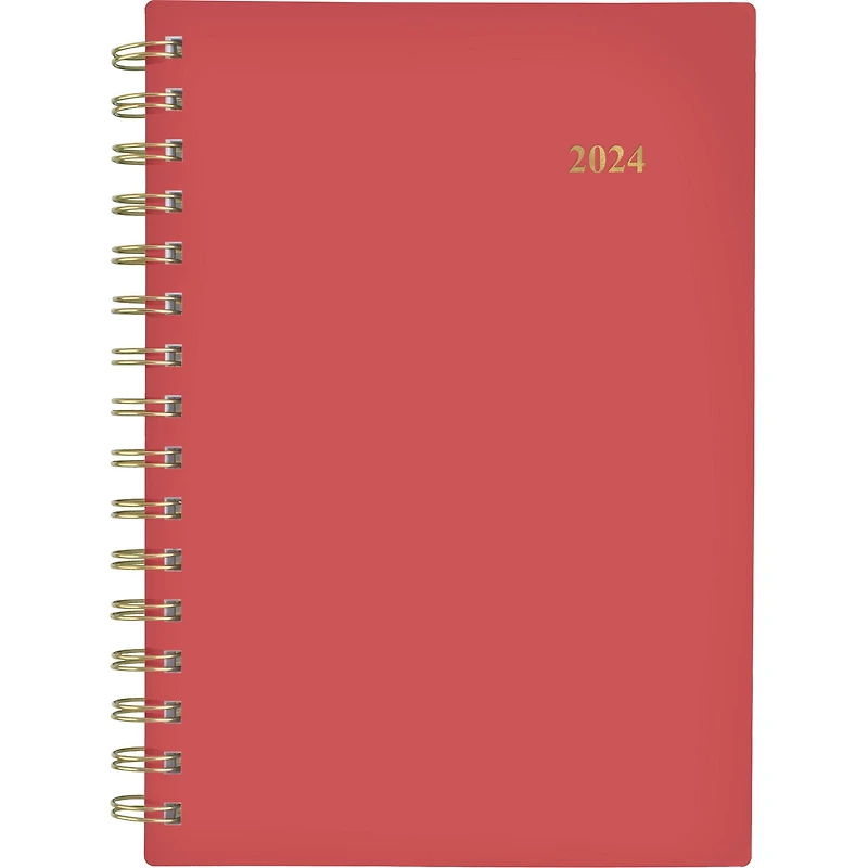 Petit Agenda Hebdomadaire/Mensuel 2024 Cambridge, Coraux