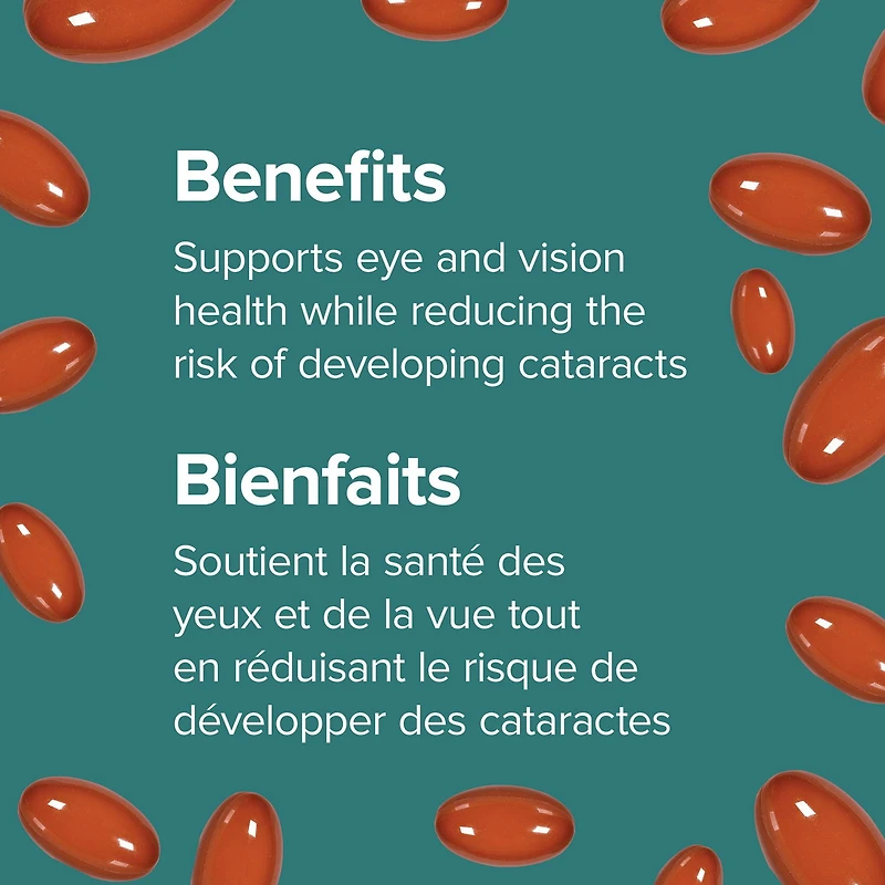 Webber Naturals®, Lutéine avec zéaxanthine, 40 mg 60 gélules