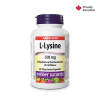 Webber Naturals® L-Lysine, 500 mg