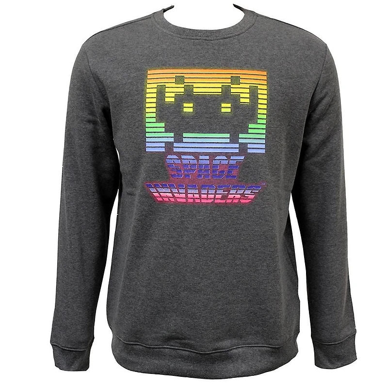 T-shirt à manches longues Space Invaders pour homme.