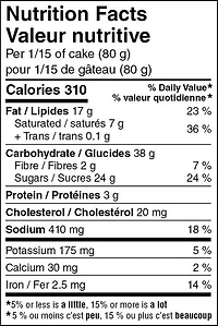 Your Fresh Market Cookies & Crème Slab Cake, 1.2 kg