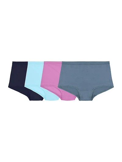 Ladies Getaway Boyshort, Assorted, Pack of 4