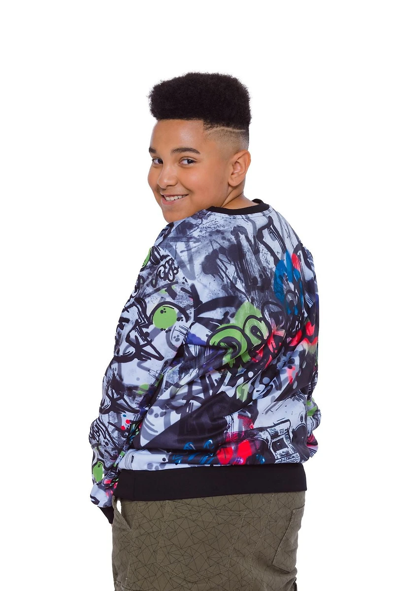 Boys Mini Pop Kids Rebel Music Sweater