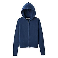 No Boundaries Women's Fitted Full Zip Hoodie