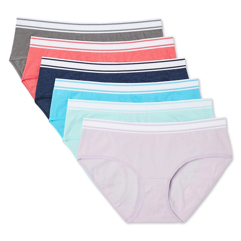 George Women's Hipsters 6-Pack