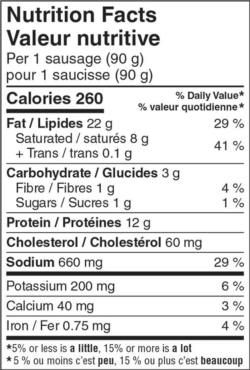 Great Value Secret Recipe Series Queso Smoked Sausages, 900 g