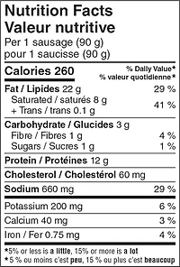 Great Value Secret Recipe Series Queso Smoked Sausages, 900 g