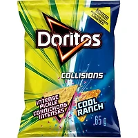 Doritos Collisions chips tortilla aromatisées Cornichons intenses et Cool Ranch