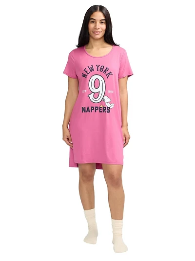 Peanuts Short-Sleeve Ladies Sleepshirt - Online Exclusive