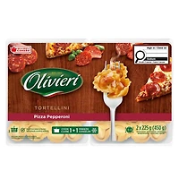 Olivieri Pizza Pepperoni Tortellini Twin Pack 2x225g