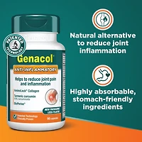 Genacol Anti-Inflammatory – Turmeric Curcumin, BioPerine & AminoLock Collagen, Joint Supplement, 90 Capsules (30-Day Supply)