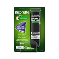 Vaporisateur Nicorette  VapoÉclair, Menthe, 1 mg,  Aide pour cesser de fumer et Aide de renoncement au tabac